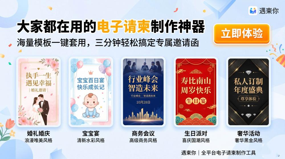告别土味年会请柬！2026年终盛典H5电子请柬，才是出圈标配